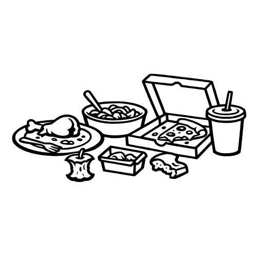 Family Leftovers Sketch - Vector Graphics - Digital File Digital My Custom Designs PDF