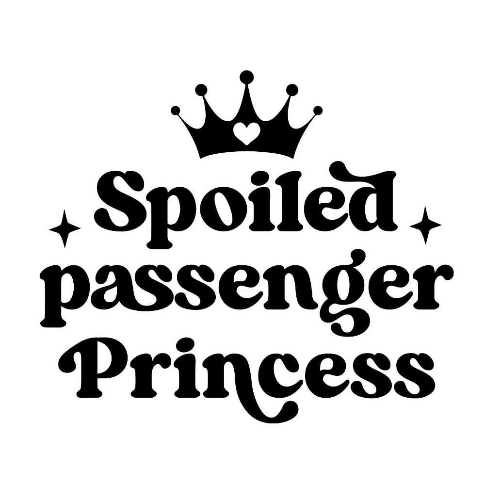 Spoiled Passenger Princess - Princess - Vector Graphics - Digital File Digital My Custom Designs ZIP File