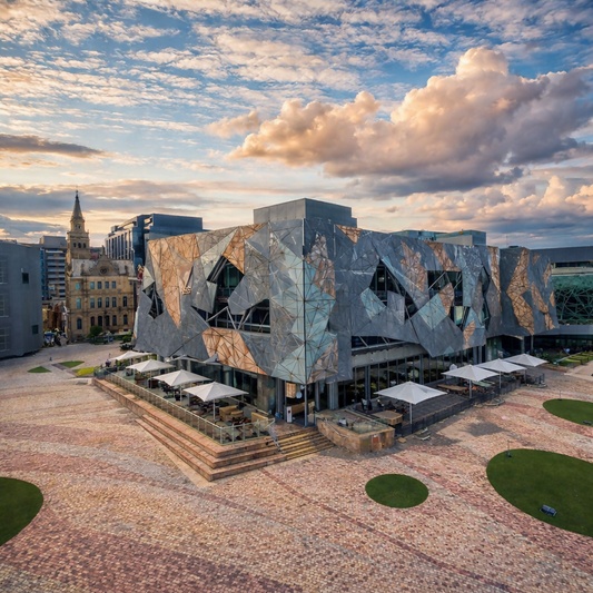 Federation Square - Melbourne - Victoria - Australia - Rendered - Digital File Digital My Custom Designs PDF
