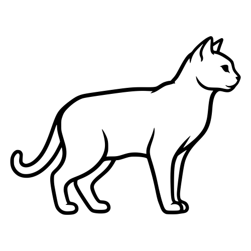 Russian White Cat - Digital File - XCS Friendly Digital My Custom Designs PDF