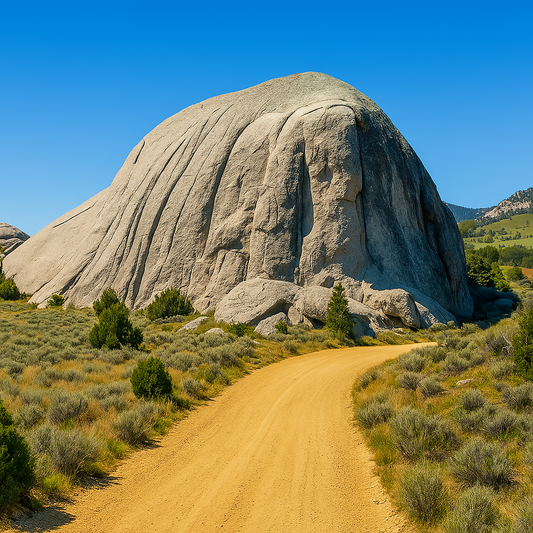 Elephant Rock - City of Rocks National Reserve - Idaho United States - Rendered - Digital File Digital My Custom Designs PDF
