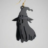 Floating Ghost Layered Design - Halloween Keychain / Earring - Digital File - SVG - Digital