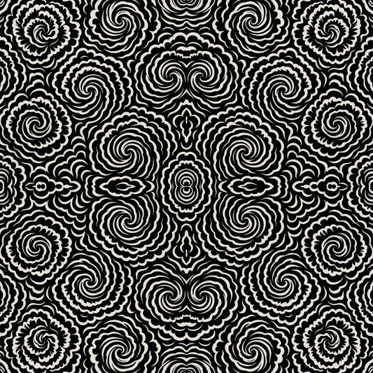 Floral and Botanical - High-Contrast Carnation Whirlpools - Pattern - Digital File Digital My Custom Designs PDF