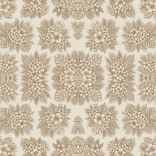 Floral and Botanical - Laser Cut Tropical Bouquets - Pattern - Digital File Digital My Custom Designs PDF