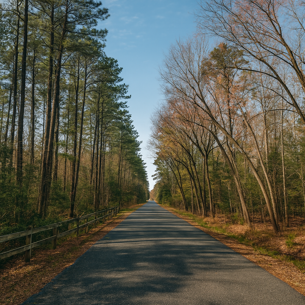 Junction and Breakwater Trail - Cape Henlopen State Park - Delaware United States - Rendered - Digital File Digital My Custom Designs PDF