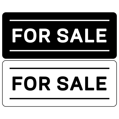 For Sale Sign - Digital File - XCS Friendly Digital My Custom Designs PDF