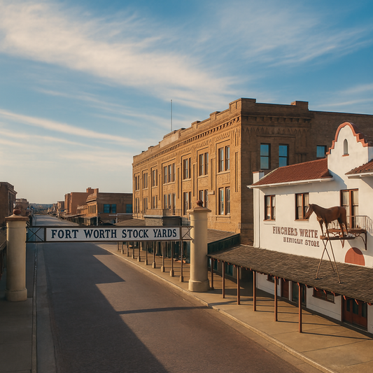 Fort Worth Stockyards Historic District - Texas United States - Rendered - Digital File Digital My Custom Designs PDF