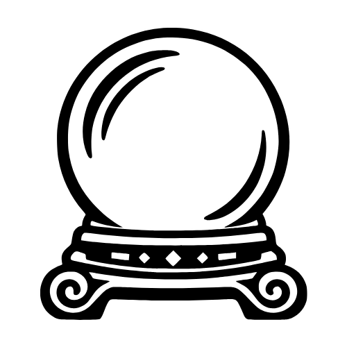 Fortune Teller Crystal - Vector Graphics - Digital File Digital My Custom Designs PDF