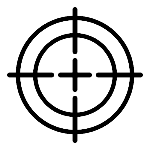 FPS Crosshair Icon - Digital File - XCS Friendly Digital My Custom Designs PDF