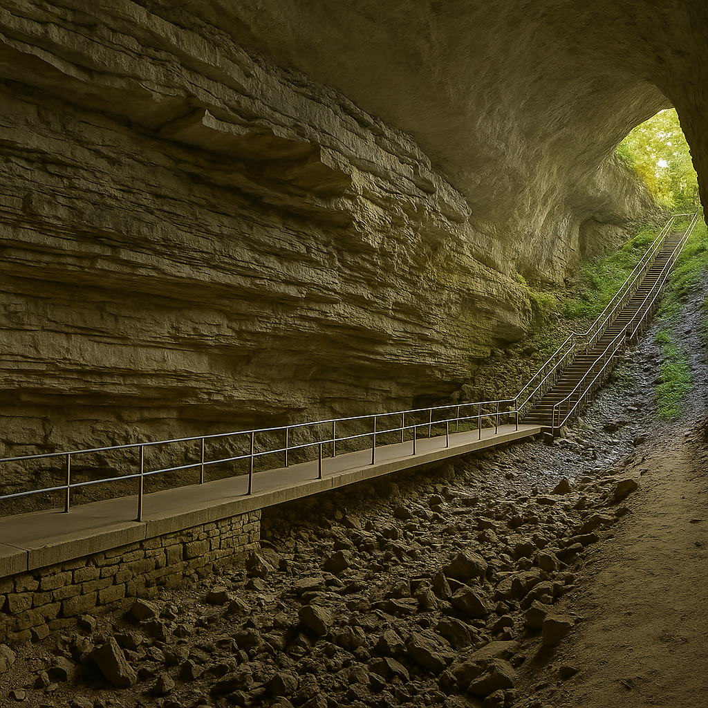 Mammoth Cave - Mammoth Cave National Park - Kentucky United States - Rendered - Digital File Digital My Custom Designs PDF