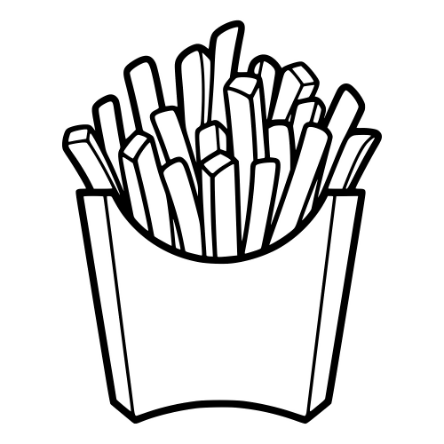 Fries - Digital File - XCS Friendly Digital My Custom Designs PDF