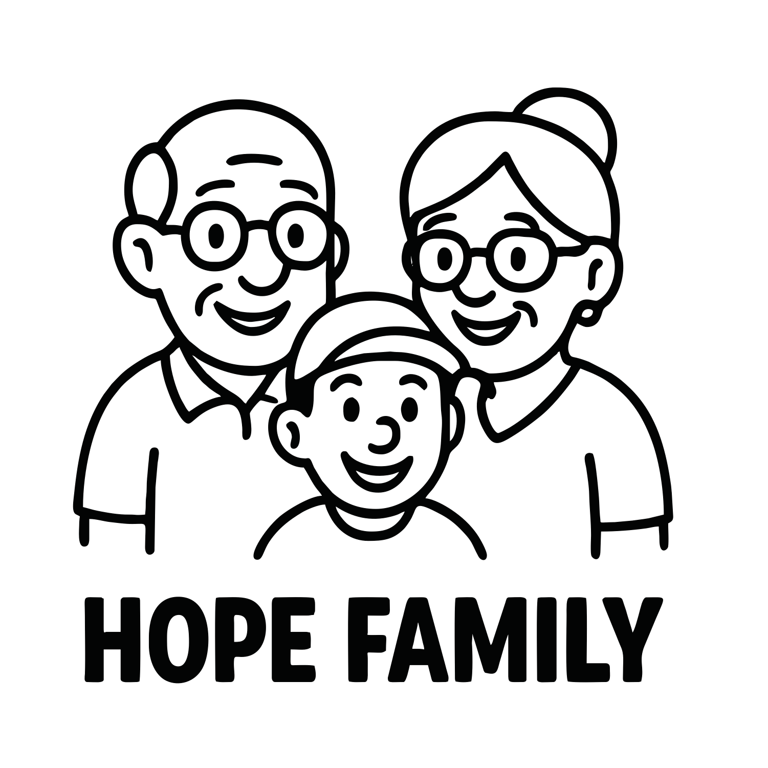 Hope Family - Digital File - XCS Friendly Digital My Custom Designs PNG