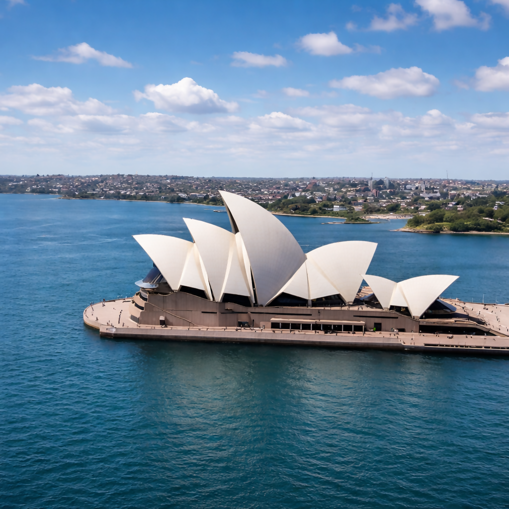 Sydney Opera House - New South Wales - Australia - Rendered - Digital File Digital My Custom Designs PDF