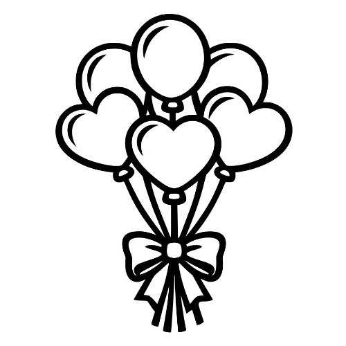 Balloon Bouquet Design - Digital File - XCS Friendly Digital My Custom Designs PDF