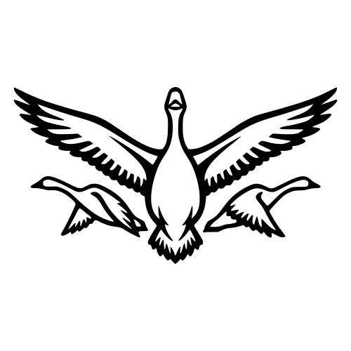 Goose in V Formation - Digital File - XCS Friendly