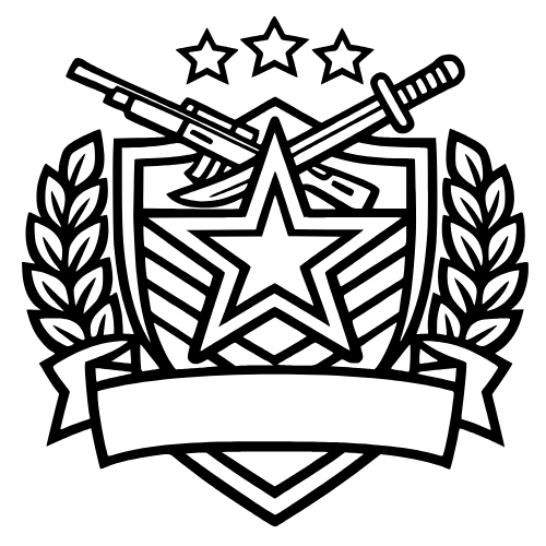Army Badge Outline - Digital File - XCS Friendly Digital My Custom Designs PDF