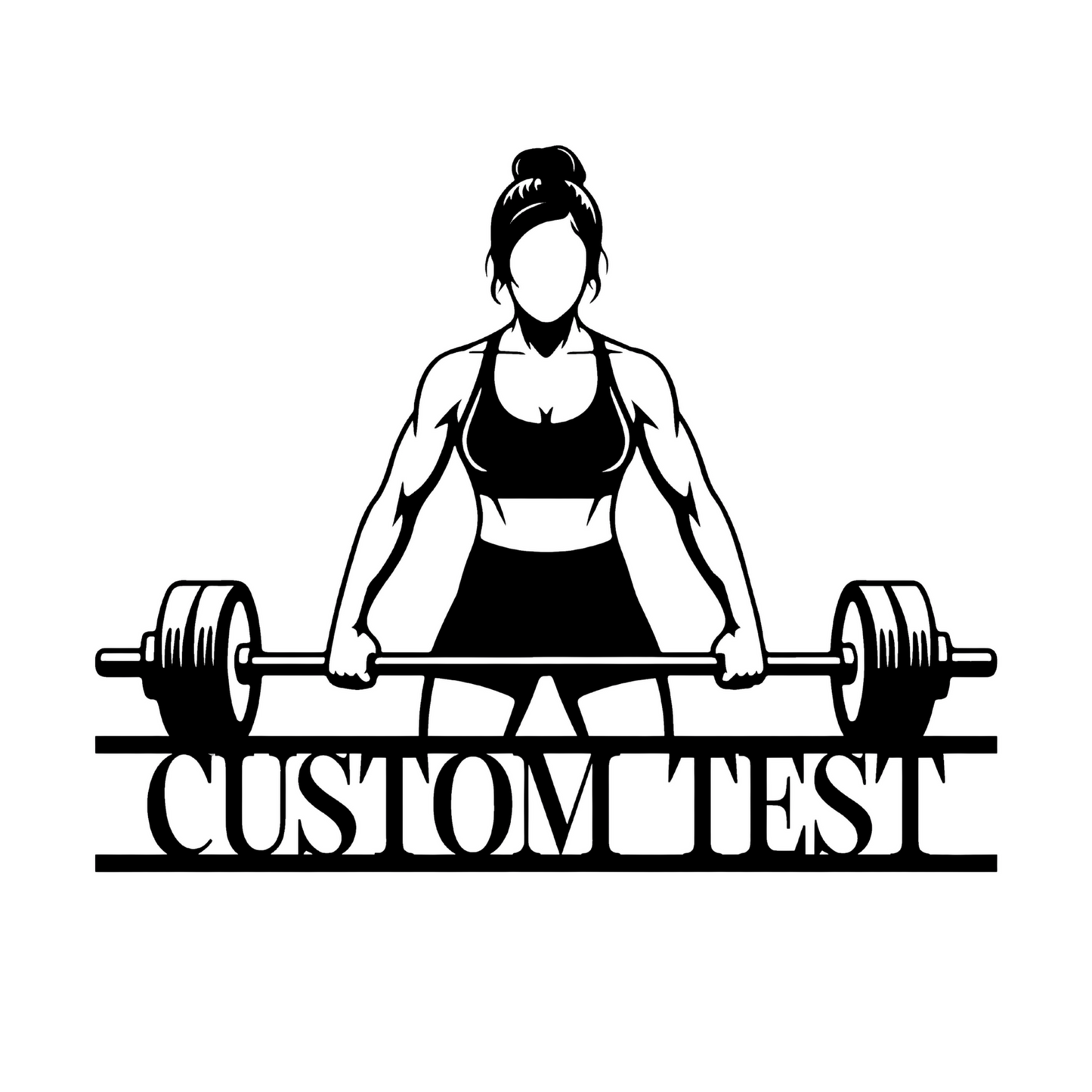 Deadlift Straight Bar - Home Wall Decor - Digital File - Gym Digital My Custom Designs ZIP File