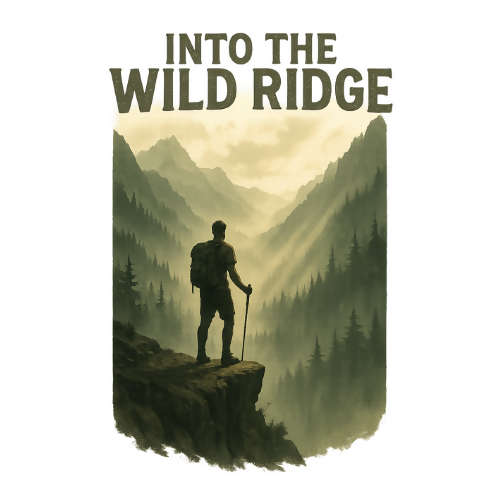 Nature & Outdoors Into the Wild Ridge - T Shirt Design - Digital File Digital My Custom Designs 300 DPI PNG