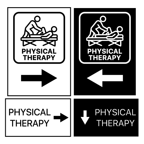 Physical Therapy Sign - Digital File - XCS Friendly Digital My Custom Designs PDF
