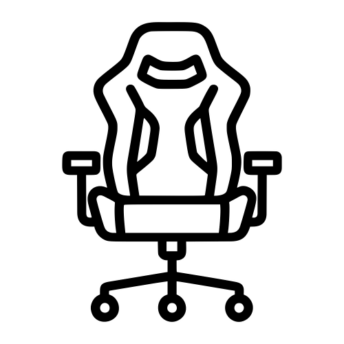 Gaming Chair Icon - Digital File - XCS Friendly Digital My Custom Designs PDF