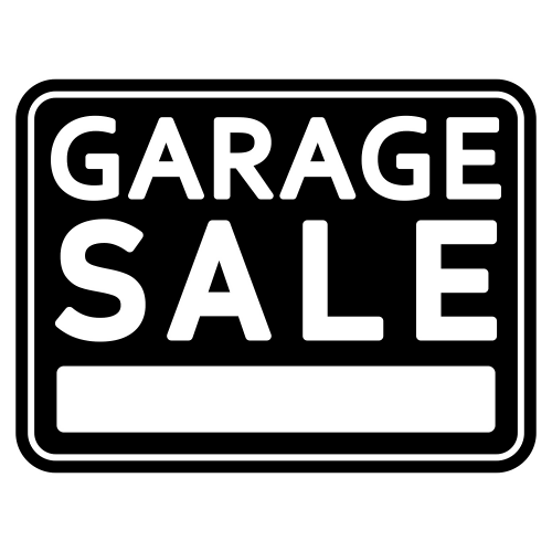 Garage Sale Sign - Digital File - XCS Friendly Digital My Custom Designs PDF