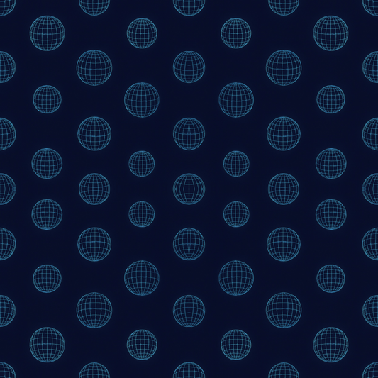 Geometric Abstract -3D Wireframe Spheres - Pattern - Digital File Digital My Custom Designs PNG
