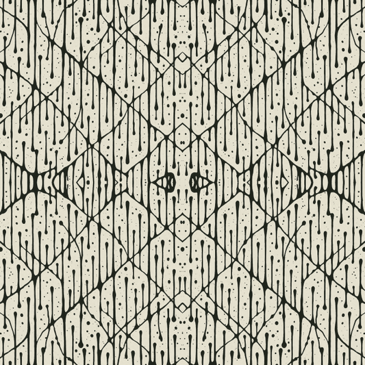 Geometric Abstract - Chaotic Paint Drips Pattern - Digital File Digital My Custom Designs PDF