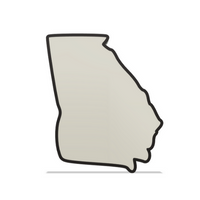 Georgia Wall Lightbox - United States - 3D Print File - Digital File Digital My Custom Designs
