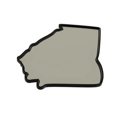 Georgia Wall Lightbox - United States - 3D Print File - Digital File Digital My Custom Designs