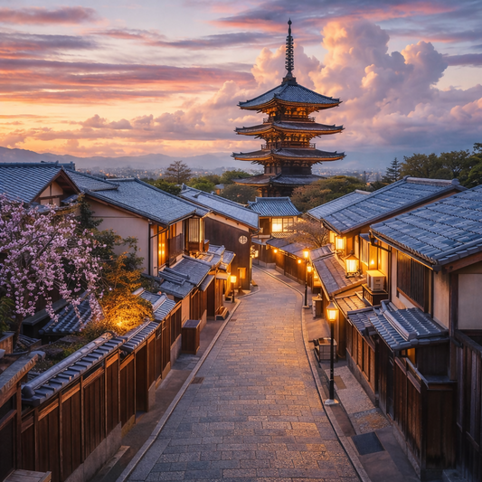 Gion District - Kyoto Japan - Asia - Rendered - Digital File Digital My Custom Designs PDF
