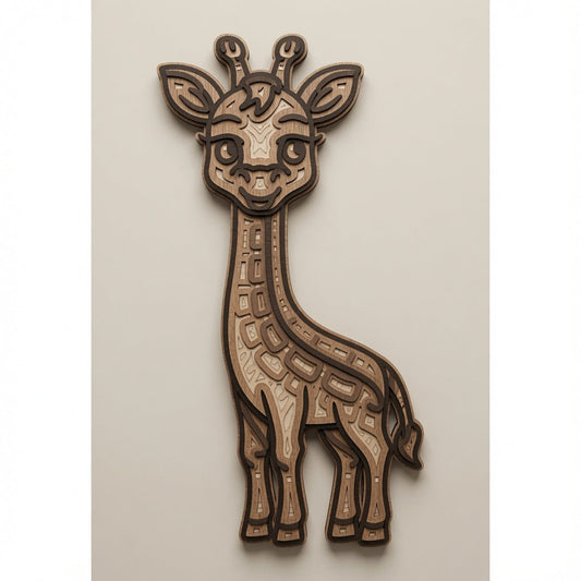 Giraffe - Animals - Layered Line Designs - Digital File - ZIP File - Digital