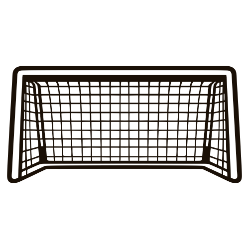 Goal Post Outline - Digital File - XCS Friendly Digital My Custom Designs PDF