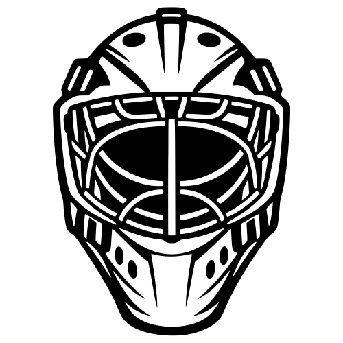 Goalie Mask Sketch - Digital File - XCS Friendly Digital My Custom Designs PDF