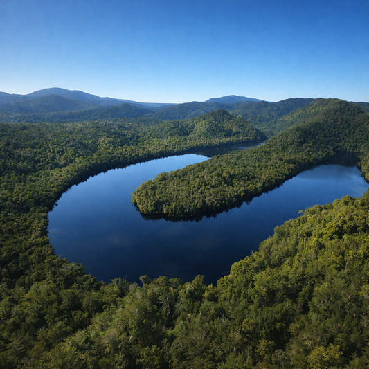 Gordon River - Franklin Gordon Wild Rivers National Park - Tasmania - Australia - Rendered - Digital File Digital My Custom Designs PDF