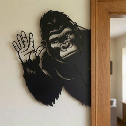 Gorilla High Five - Wall / Home Decor - Digital File - ZIP File - Digital