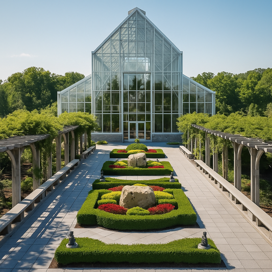 Hilbert Conservatory - White River Gardens - Indiana United States - Rendered - Digital File Digital My Custom Designs PDF
