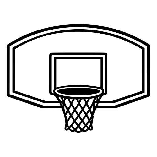 Backboard Outline - Digital File - XCS Friendly Digital My Custom Designs PDF