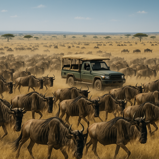 Great Migration - Maasai Mara Kenya - Africa - Rendered - Digital File Digital My Custom Designs PDF