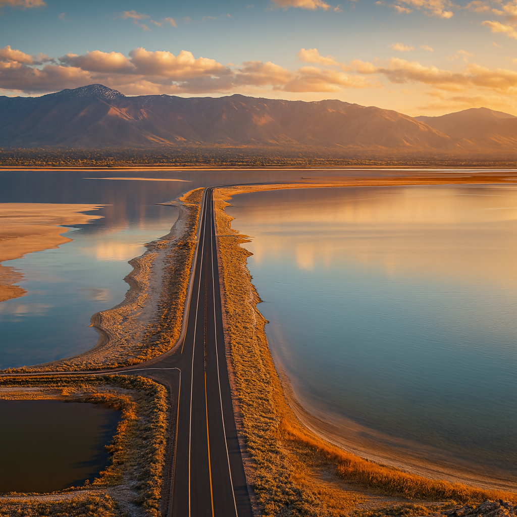 Great Salt Lake - Antelope Island State Park - Utah United States - Rendered - Digital File Digital My Custom Designs PDF