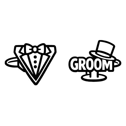 Groom Cufflinks Design - Digital File - XCS Friendly Digital My Custom Designs PDF