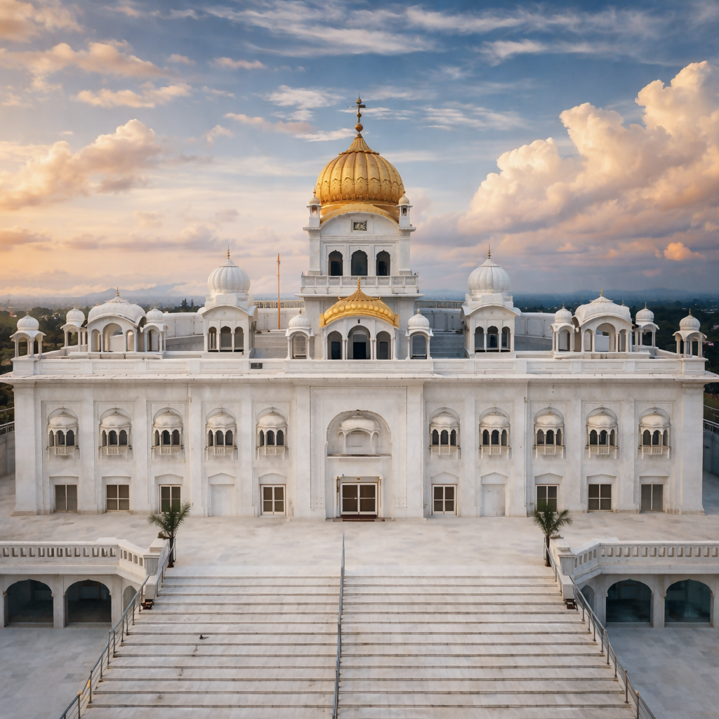 Gurudwara Bangla Sahib - Delhi India - Asia - Rendered - Digital File Digital My Custom Designs PDF