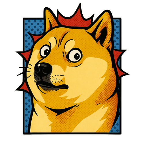 Humor & Whimsy - Doge Dog- T Shirt Design - Digital File Digital My Custom Designs 300 DPI PNG