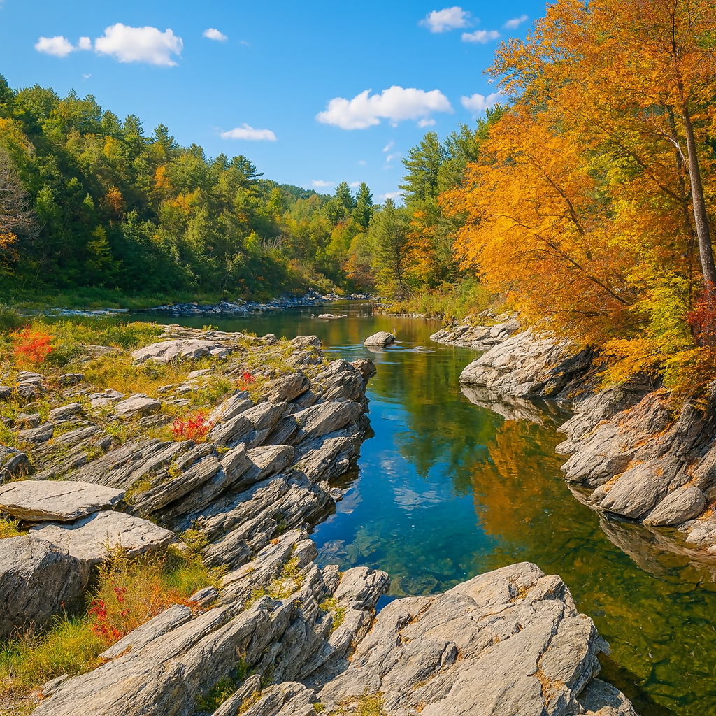 Quechee Gorge - Vermont United States - Rendered - Digital File Digital My Custom Designs PDF