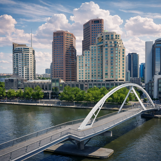 Evan Walker Bridge - Melbourne - Victoria - Australia - Rendered - Digital File Digital My Custom Designs PDF