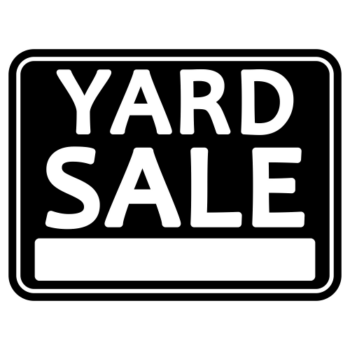 Yard Sale Sign - Digital File - XCS Friendly