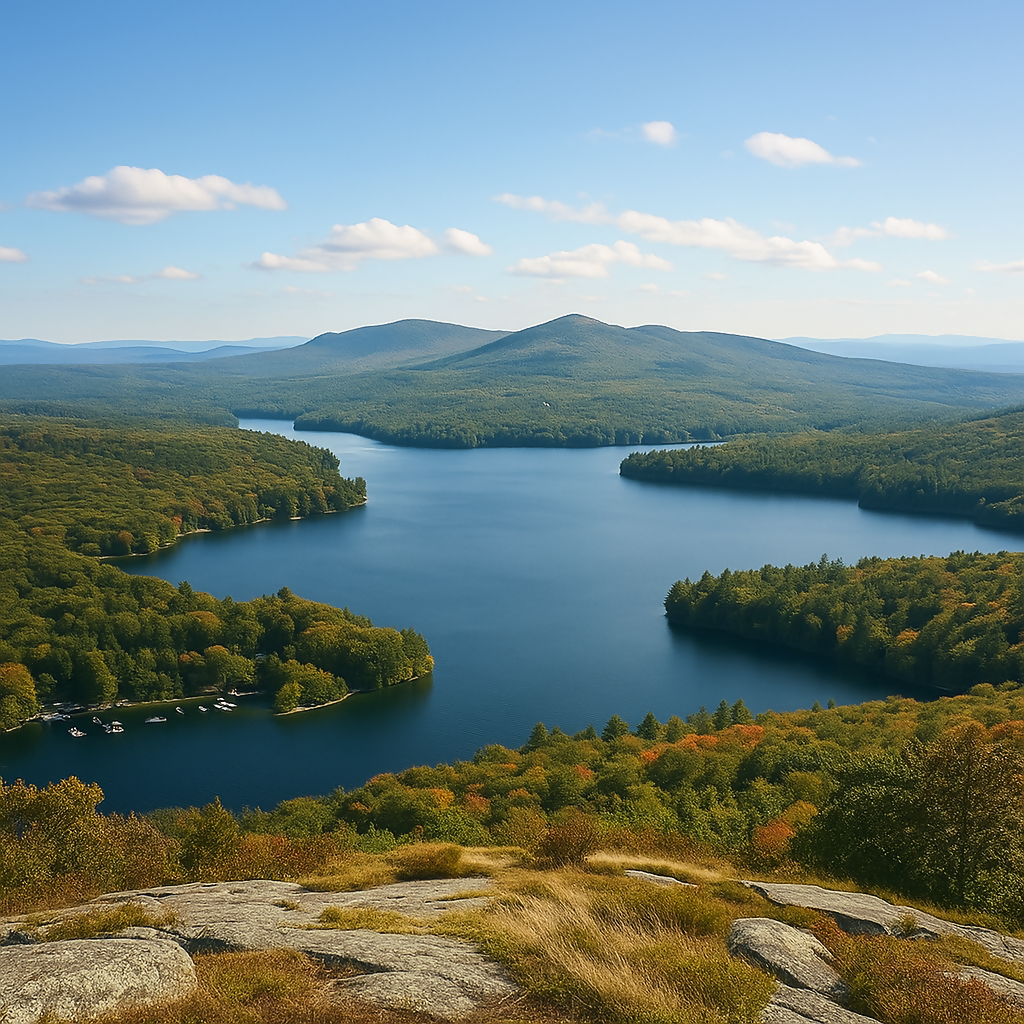 Megunticook Lake - Camden Hills State Park - Maine United States - Rendered - Digital File Digital My Custom Designs PDF