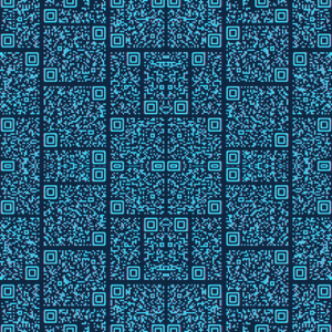 Technology and Digital - Glitch Inspired Neon QR Codes - Pattern - Digital File