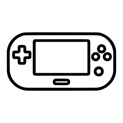 Handheld Console Icon - Digital File - XCS Friendly Digital My Custom Designs PDF