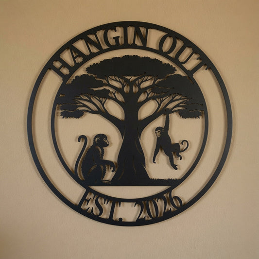 Hanging Out - Wall / Home Decor - Digital File - ZIP File - Digital