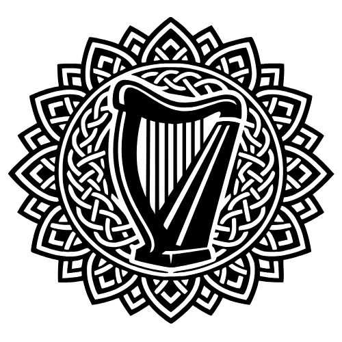 Harp Mandala Design - Digital File - XCS Friendly Digital My Custom Designs PDF